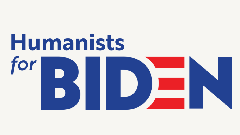 Humanists for Biden logo