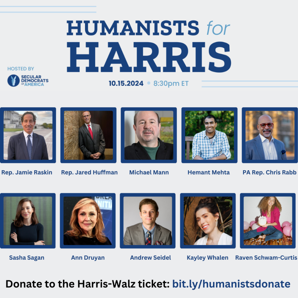 Humanists for Harris 10/15